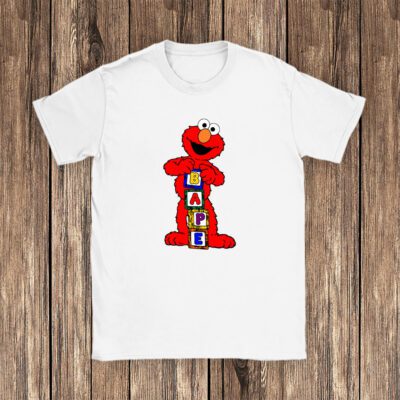 Elmo Sesame Street Bape Unisex T Shirt TAT5497 1