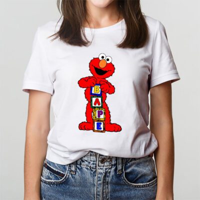 Elmo Sesame Street Bape Unisex T Shirt TAT5497 3