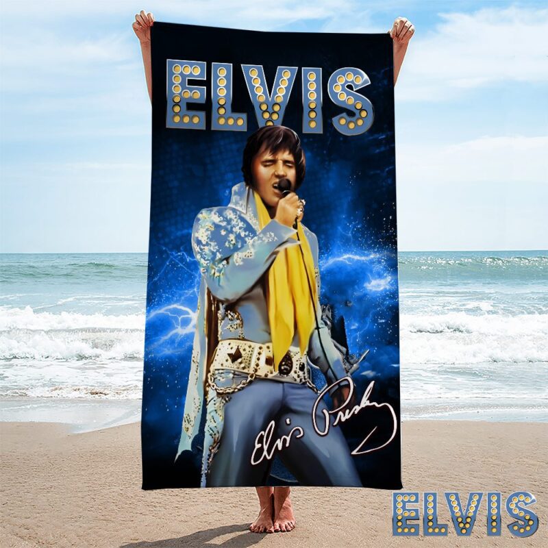 Elvis Presley Rectangle Beach Towel WBT1018