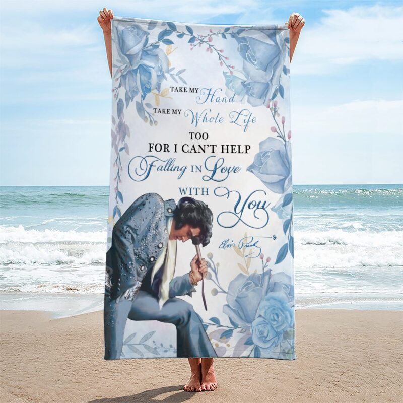Elvis Presley Rectangle Beach Towel WBT1022