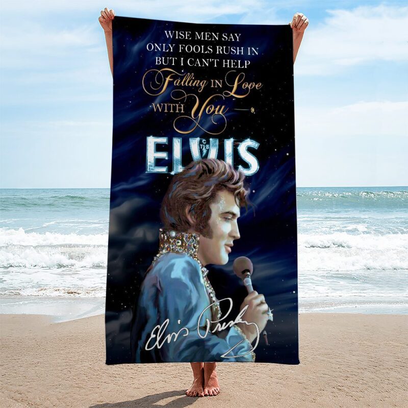 Elvis Presley Rectangle Beach Towel WBT1023