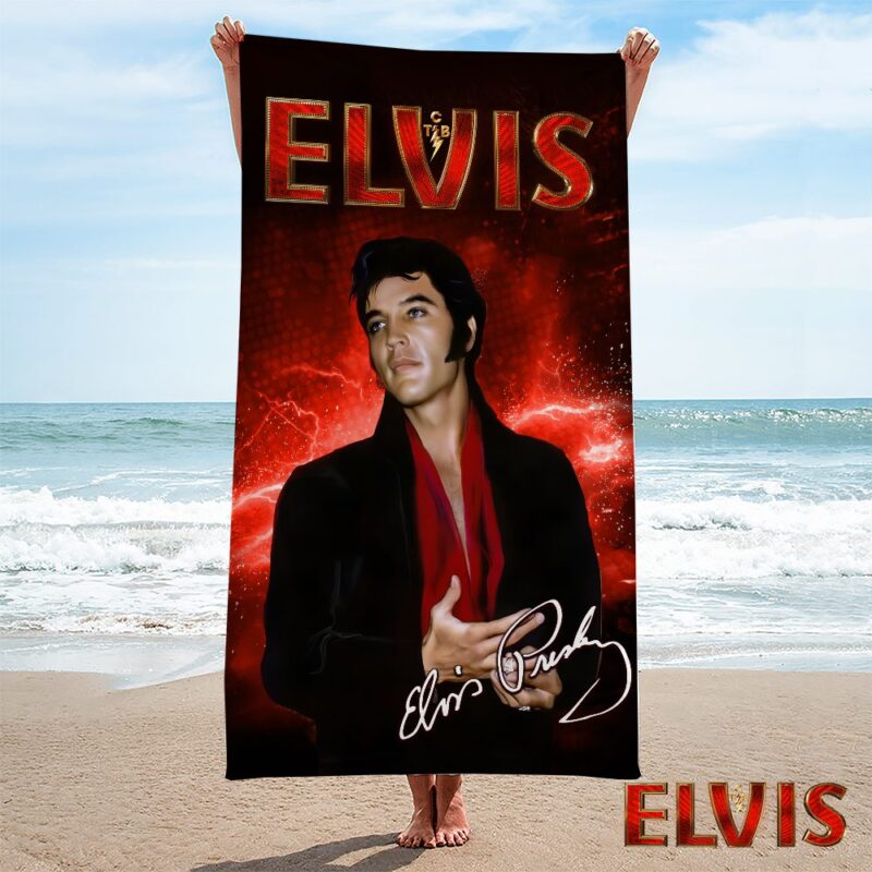 Elvis Presley Rectangle Beach Towel WBT1025