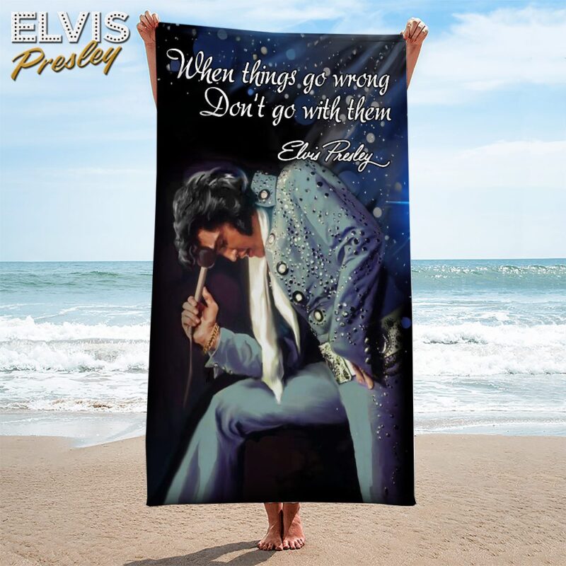 Elvis Presley Rectangle Beach Towel WBT1032