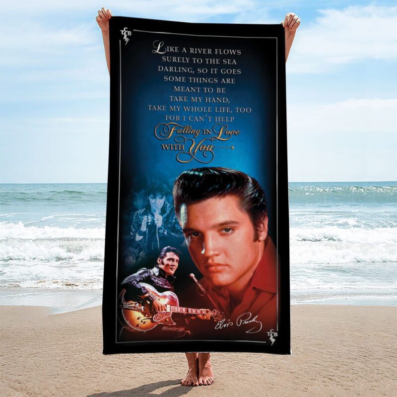 Elvis Presley Rectangle Beach Towel WBT1038