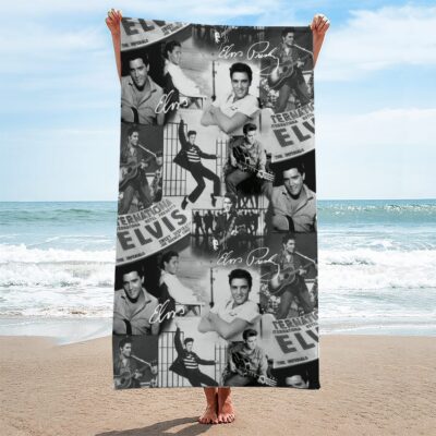 Elvis Presley Rectangle Beach Towel WBT1096