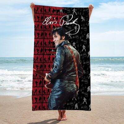 Elvis Presley Rectangle Beach Towel WBT1099