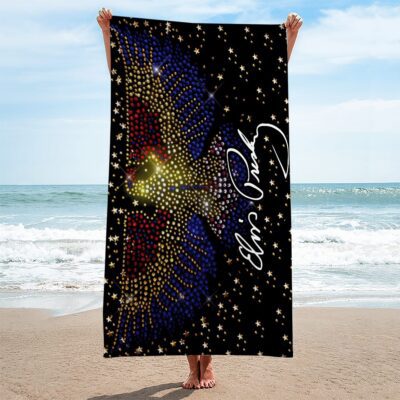 Elvis Presley Rectangle Beach Towel WBT1100 1