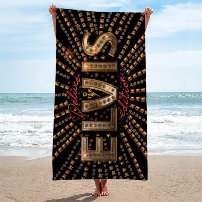 Elvis Presley Rectangle Beach Towel WBT1111 1
