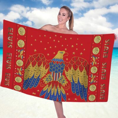 Elvis Presley Rectangle Beach Towel WBT1121