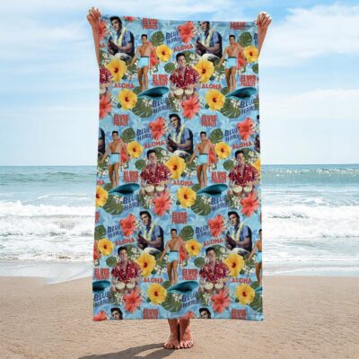 Elvis Presley Rectangle Beach Towel WBT1129