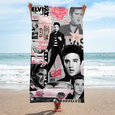 Elvis Presley Rectangle Beach Towel WBT1134