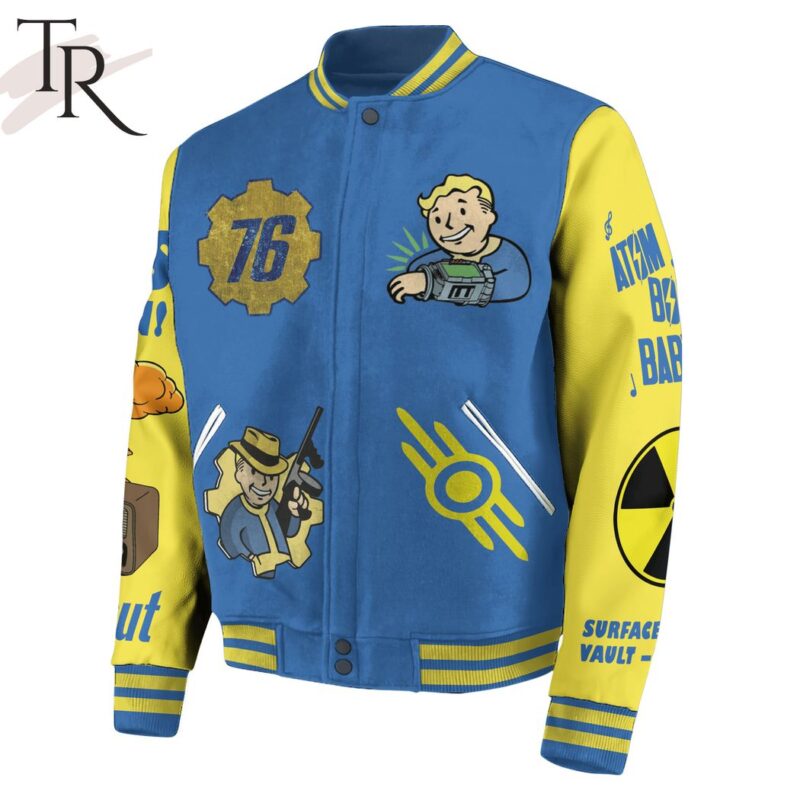 Fallout Dont Lose Your Head Custom Baseball Jacket TBJ1049 1