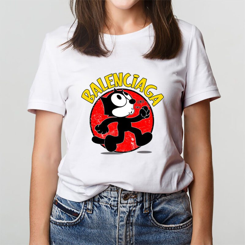 Felix The Cat Balenciaga Unisex T Shirt Cotton Tee TAT7576 3
