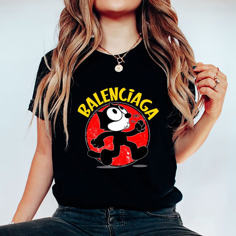 Felix The Cat Balenciaga Unisex T Shirt Cotton Tee TAT7576 5