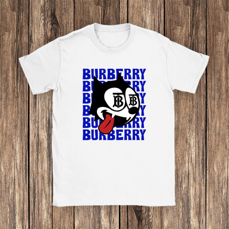 Felix The Cat Burberry Unisex T Shirt Cotton Tee TAT7030 1