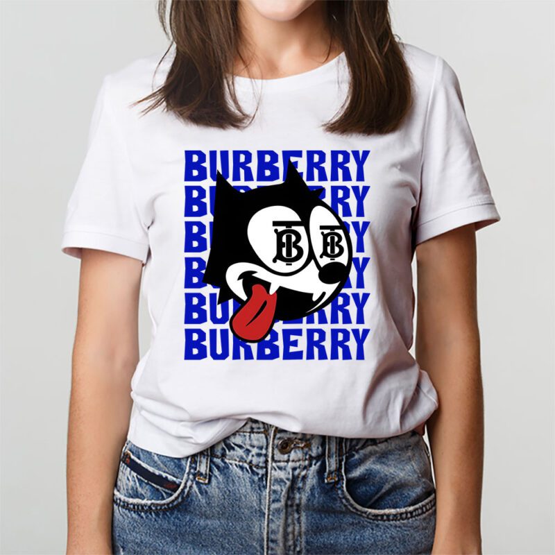 Felix The Cat Burberry Unisex T Shirt Cotton Tee TAT7030 3