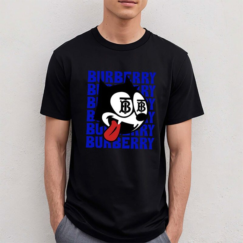 Felix The Cat Burberry Unisex T Shirt Cotton Tee TAT7030 4