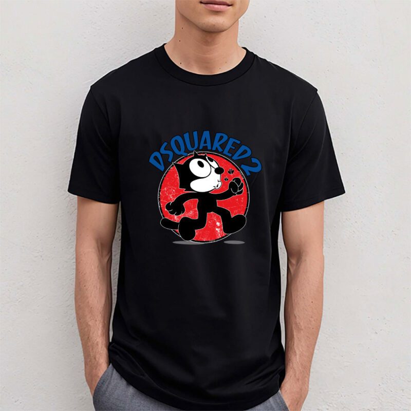 Felix The Cat Dsquared2 Unisex T Shirt Cotton Tee TAT7577 4