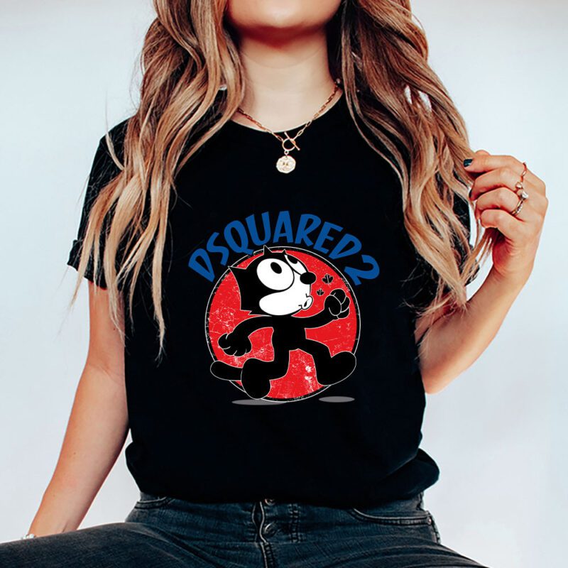 Felix The Cat Dsquared2 Unisex T Shirt Cotton Tee TAT7577 5