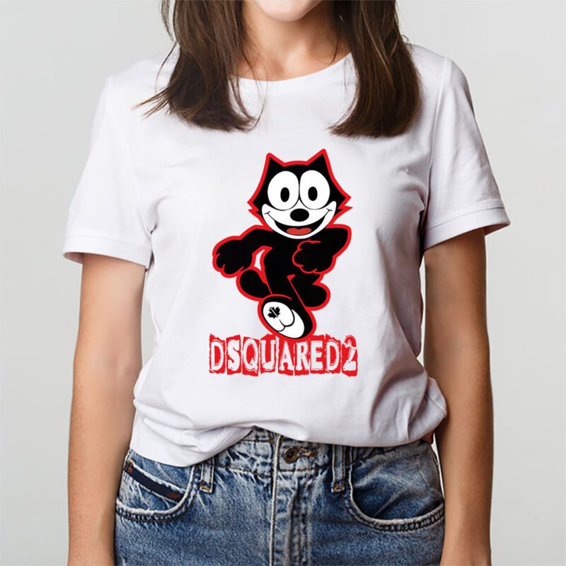 Felix The Cat Dsquared2 Unisex T Shirt Cotton Tee TAT8166 3