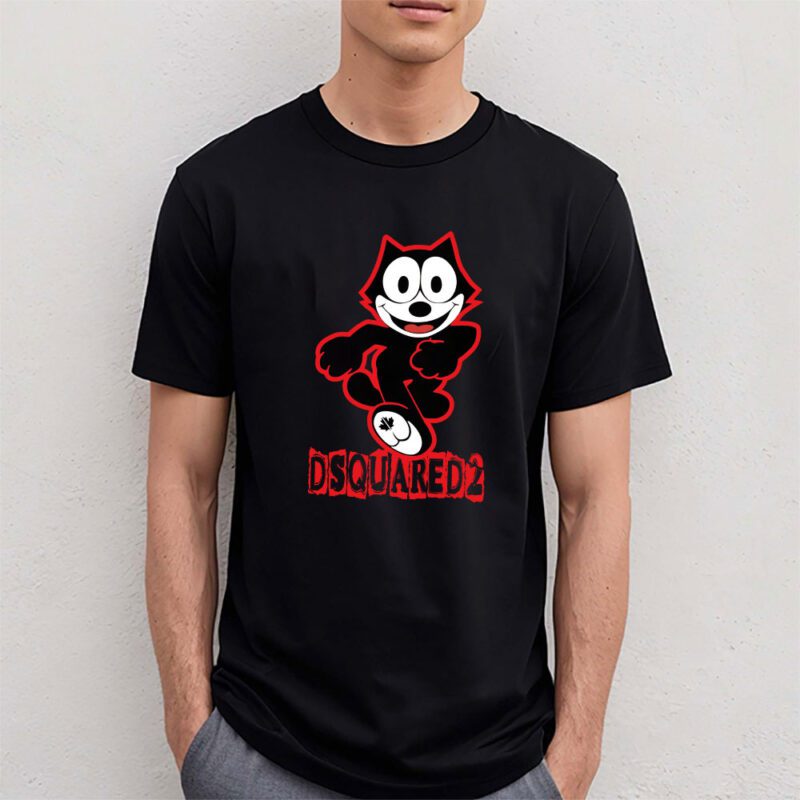 Felix The Cat Dsquared2 Unisex T Shirt Cotton Tee TAT8166 4