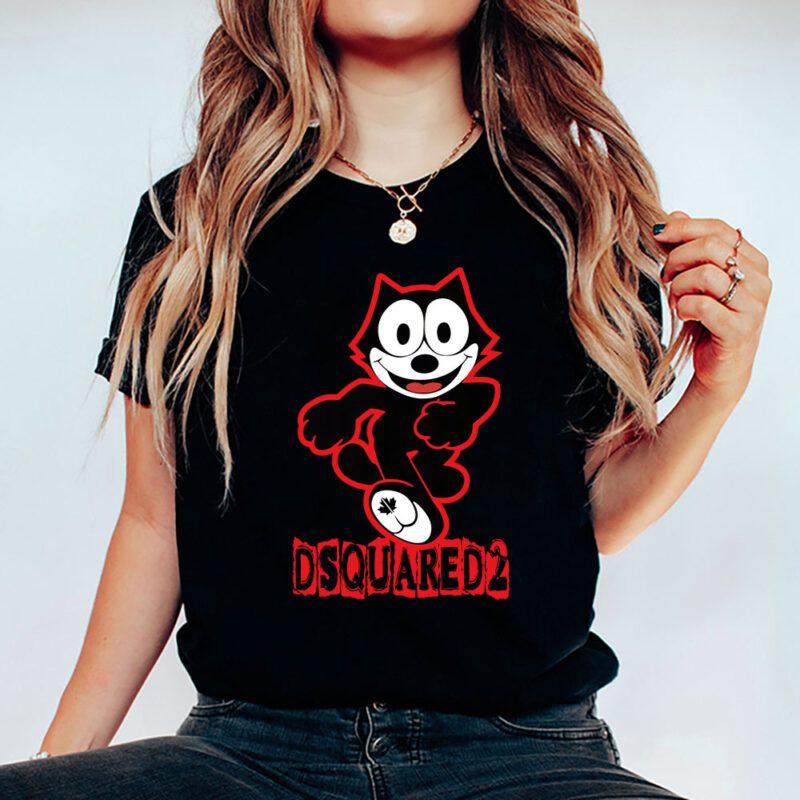Felix The Cat Dsquared2 Unisex T Shirt Cotton Tee TAT8166 5