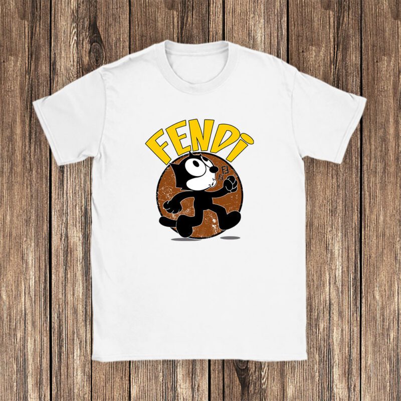 Felix The Cat Fendi Unisex T Shirt Cotton Tee TAT7578 1