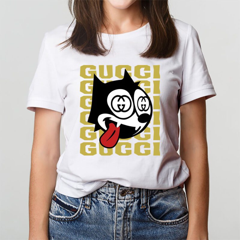 Felix The Cat Gucci Unisex T Shirt Cotton Tee TAT7035 3