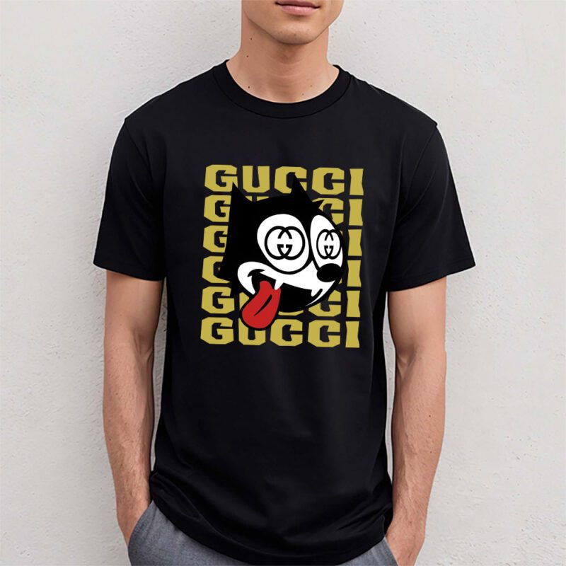 Felix The Cat Gucci Unisex T Shirt Cotton Tee TAT7035 4