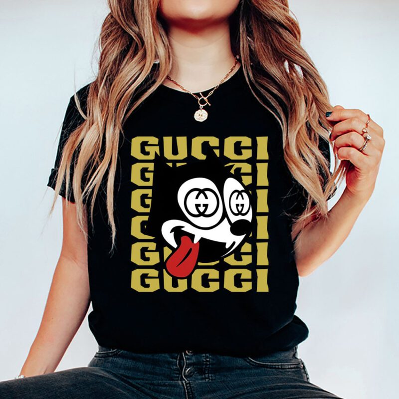 Felix The Cat Gucci Unisex T Shirt Cotton Tee TAT7035 5