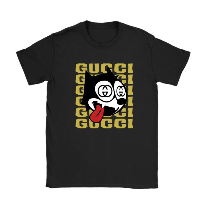 Felix The Cat Gucci Unisex T-Shirt Cotton Tee TAT7035