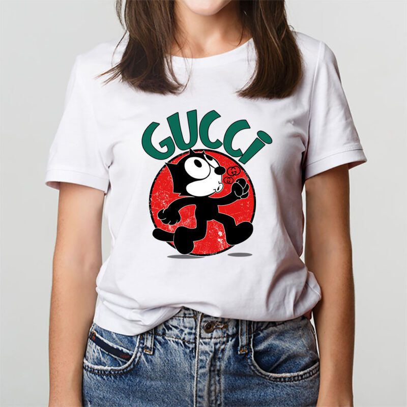 Felix The Cat Gucci Unisex T Shirt Cotton Tee TAT7579 3