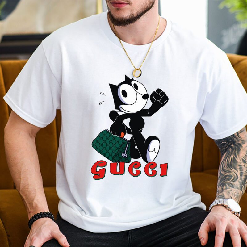 Felix The Cat Gucci Unisex T Shirt Cotton Tee TAT8169 2