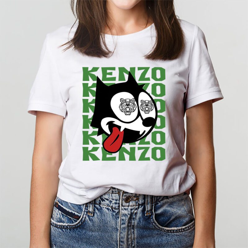 Felix The Cat Kenzo Unisex T Shirt Cotton Tee TAT7036 3