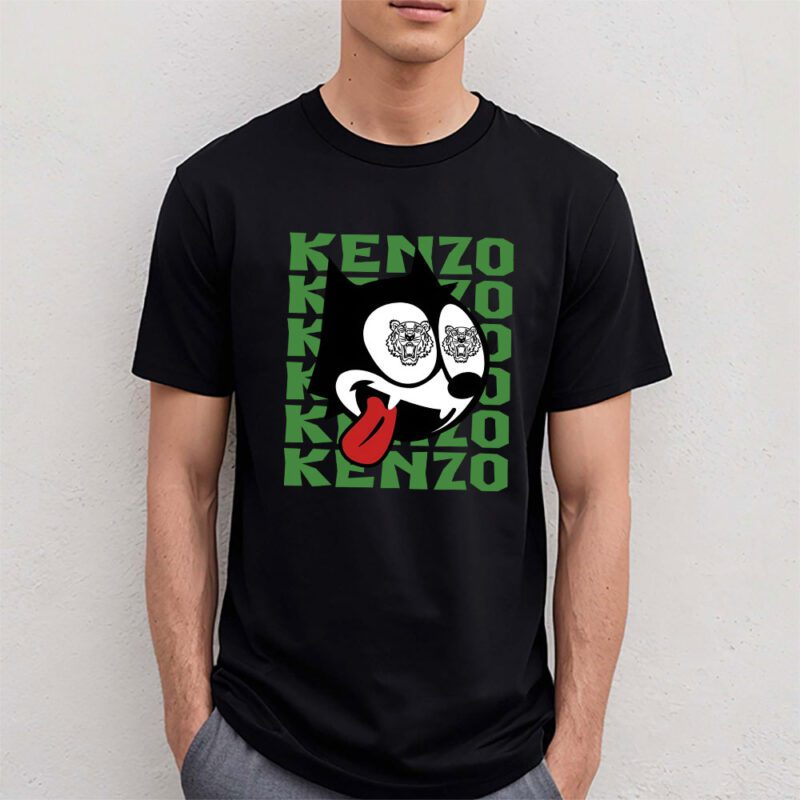 Felix The Cat Kenzo Unisex T Shirt Cotton Tee TAT7036 4