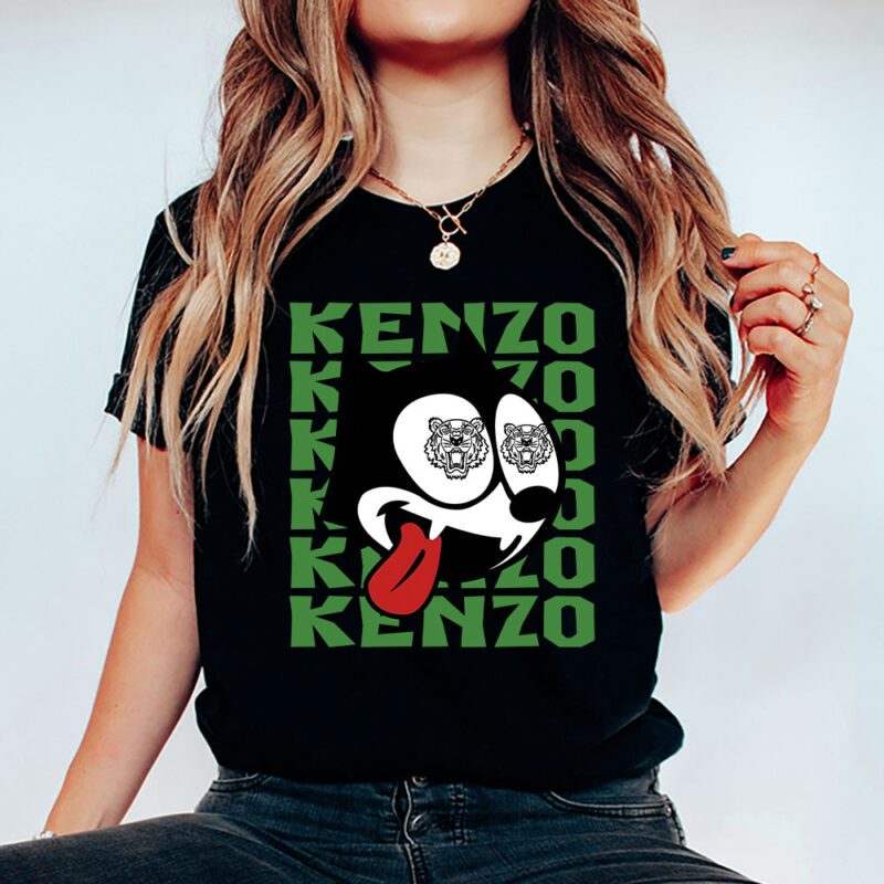 Felix The Cat Kenzo Unisex T Shirt Cotton Tee TAT7036 5
