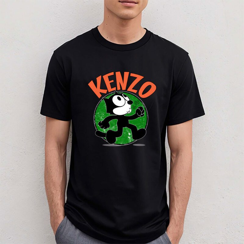 Felix The Cat Kenzo Unisex T Shirt Cotton Tee TAT7580 4
