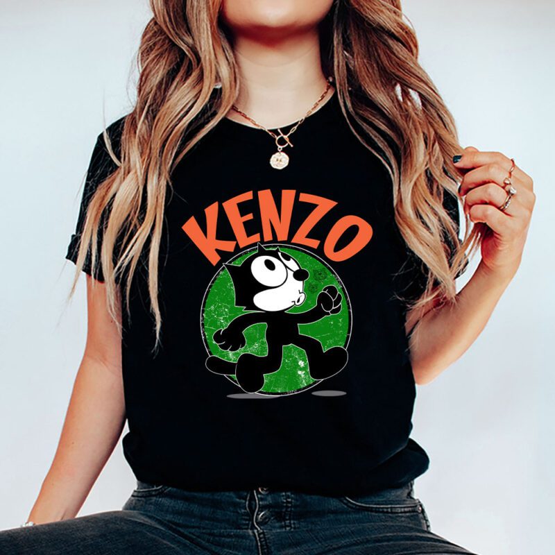Felix The Cat Kenzo Unisex T Shirt Cotton Tee TAT7580 5