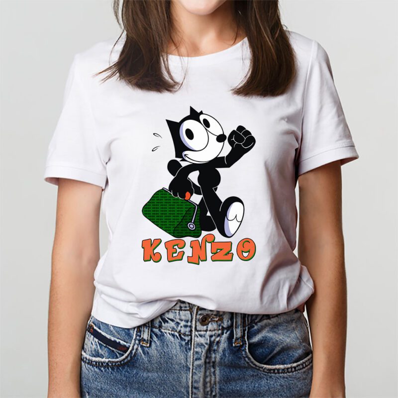 Felix The Cat Kenzo Unisex T Shirt Cotton Tee TAT8171 3