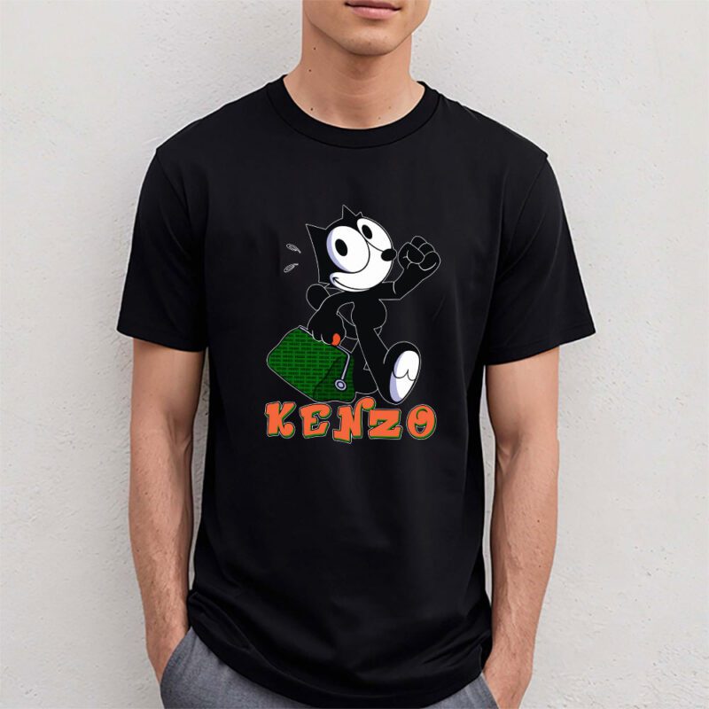 Felix The Cat Kenzo Unisex T Shirt Cotton Tee TAT8171 4