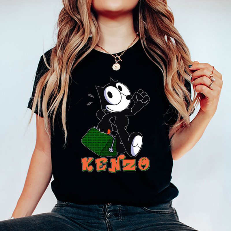 Felix The Cat Kenzo Unisex T Shirt Cotton Tee TAT8171 5