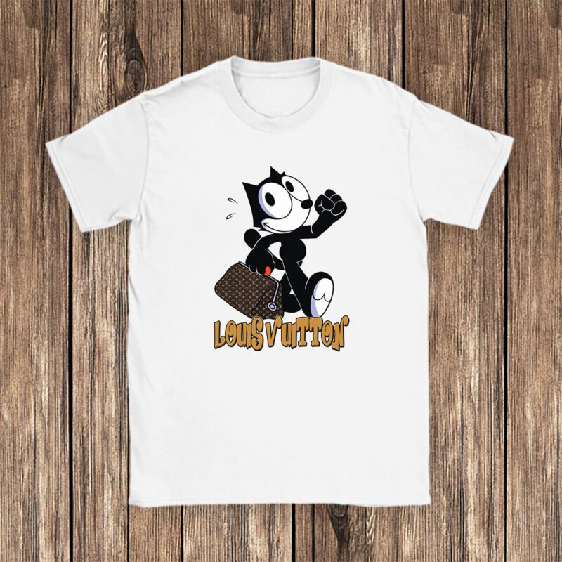 Felix The Cat Louis Vuitton Unisex T Shirt Cotton Tee TAT8173 1