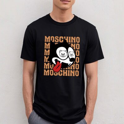 Felix The Cat Moschino Unisex T-Shirt Cotton Tee TAT7038 4 Felix The Cat Moschino Unisex T Shirt Cotton Tee TAT7038 4