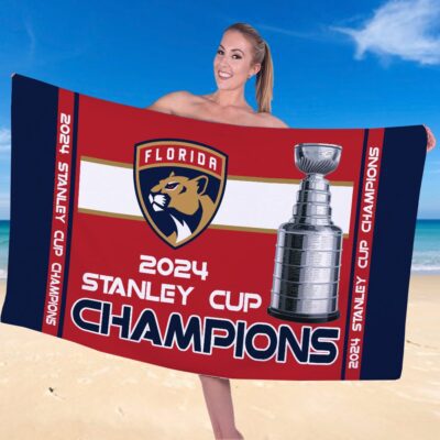 Florida Panthers Rectangle Beach Towel WBT1057