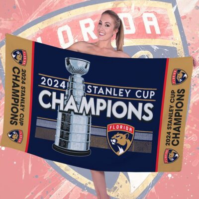 Florida Panthers Rectangle Beach Towel WBT1075
