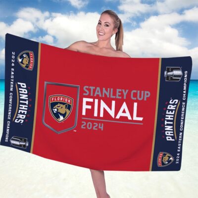 Florida Panthers Rectangle Beach Towel WBT1086