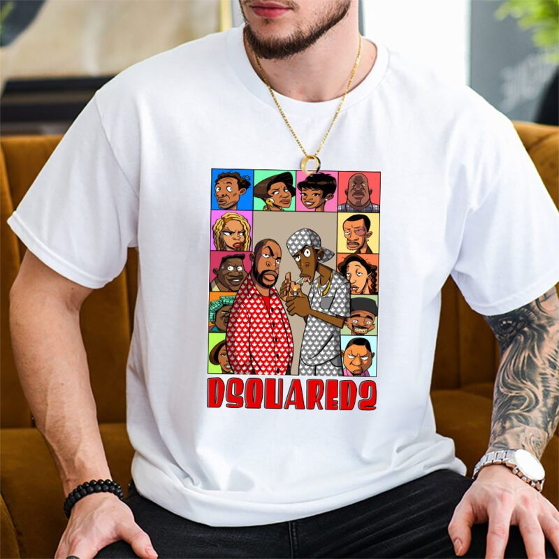 Friday The Animated Series Dsquared2 Unisex T Shirt Cotton Tee TAT8156 2