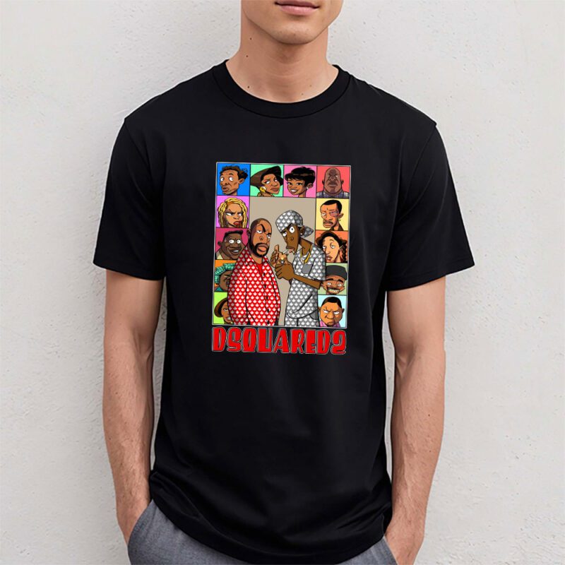 Friday The Animated Series Dsquared2 Unisex T Shirt Cotton Tee TAT8156 4