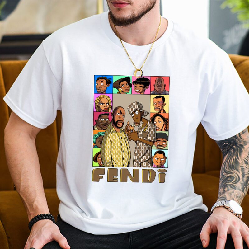 Friday The Animated Series Fendi Unisex T Shirt Cotton Tee TAT8157 2