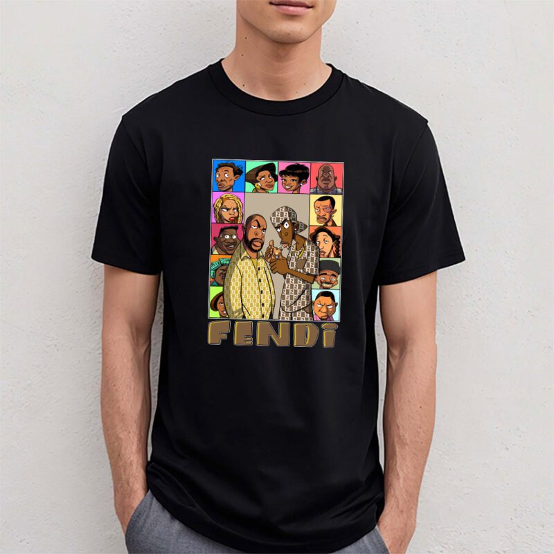 Friday The Animated Series Fendi Unisex T Shirt Cotton Tee TAT8157 4